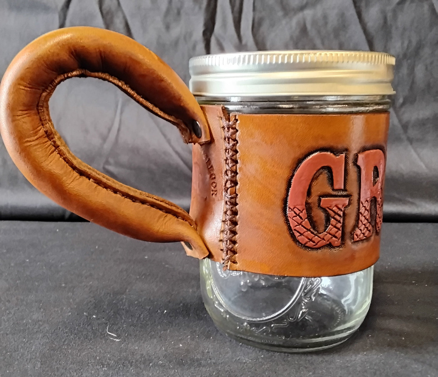 Mason Jar Handle - Griz