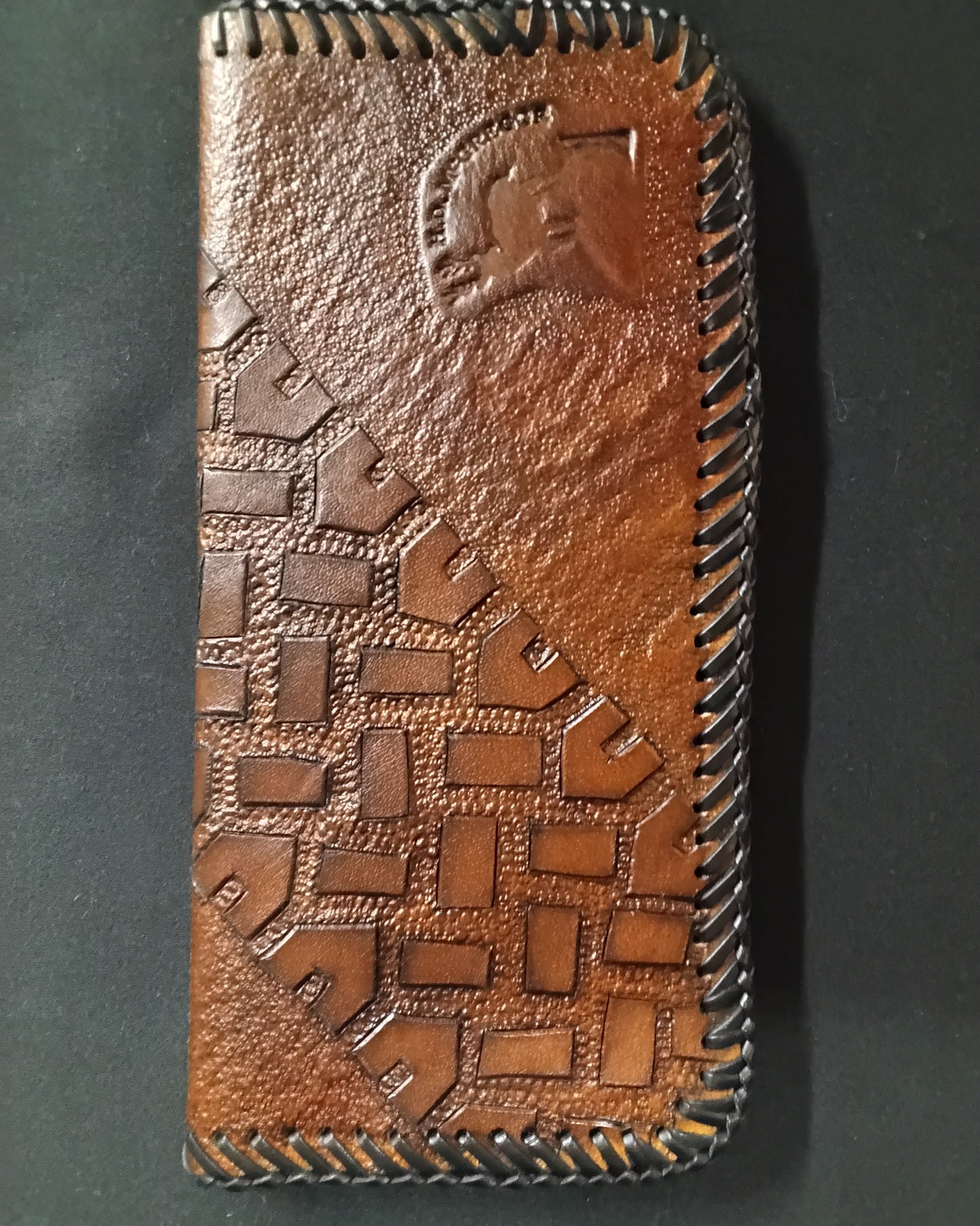 Checkbook Wallet - Tire Track