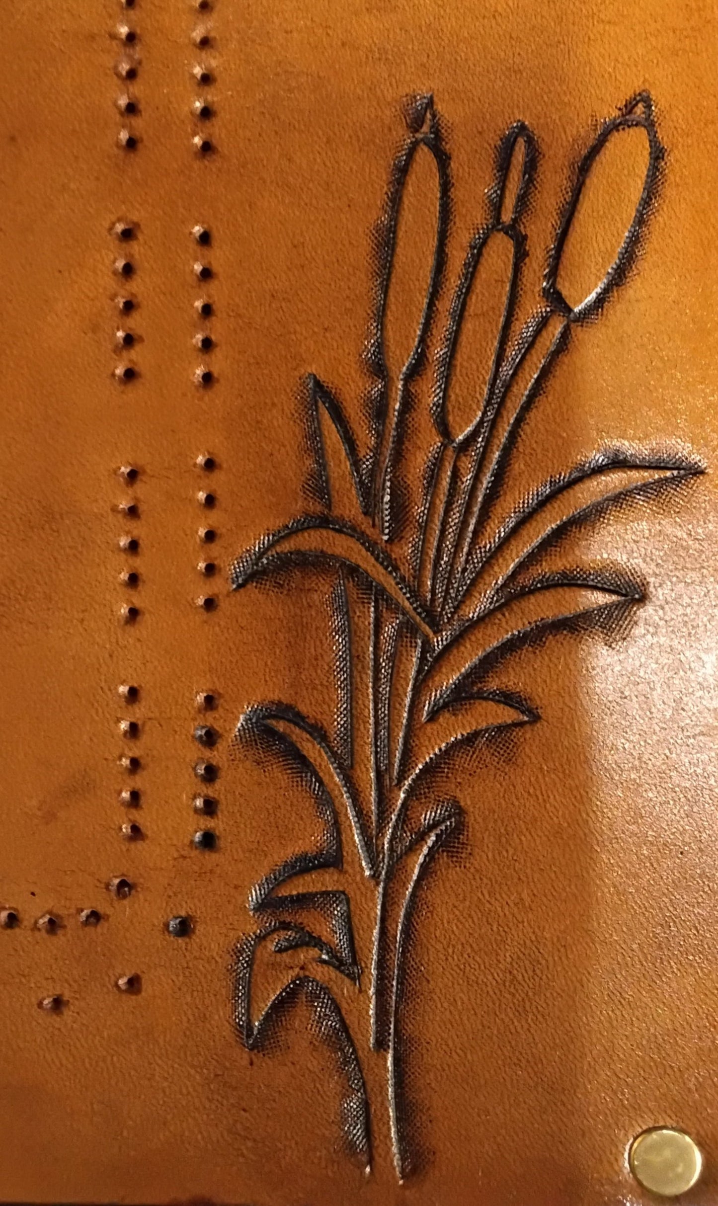 Cribbage Board - Duck and Cattails
