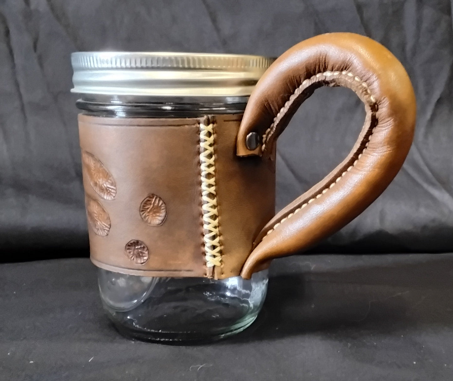 Mason Jar Handle - Deer Print