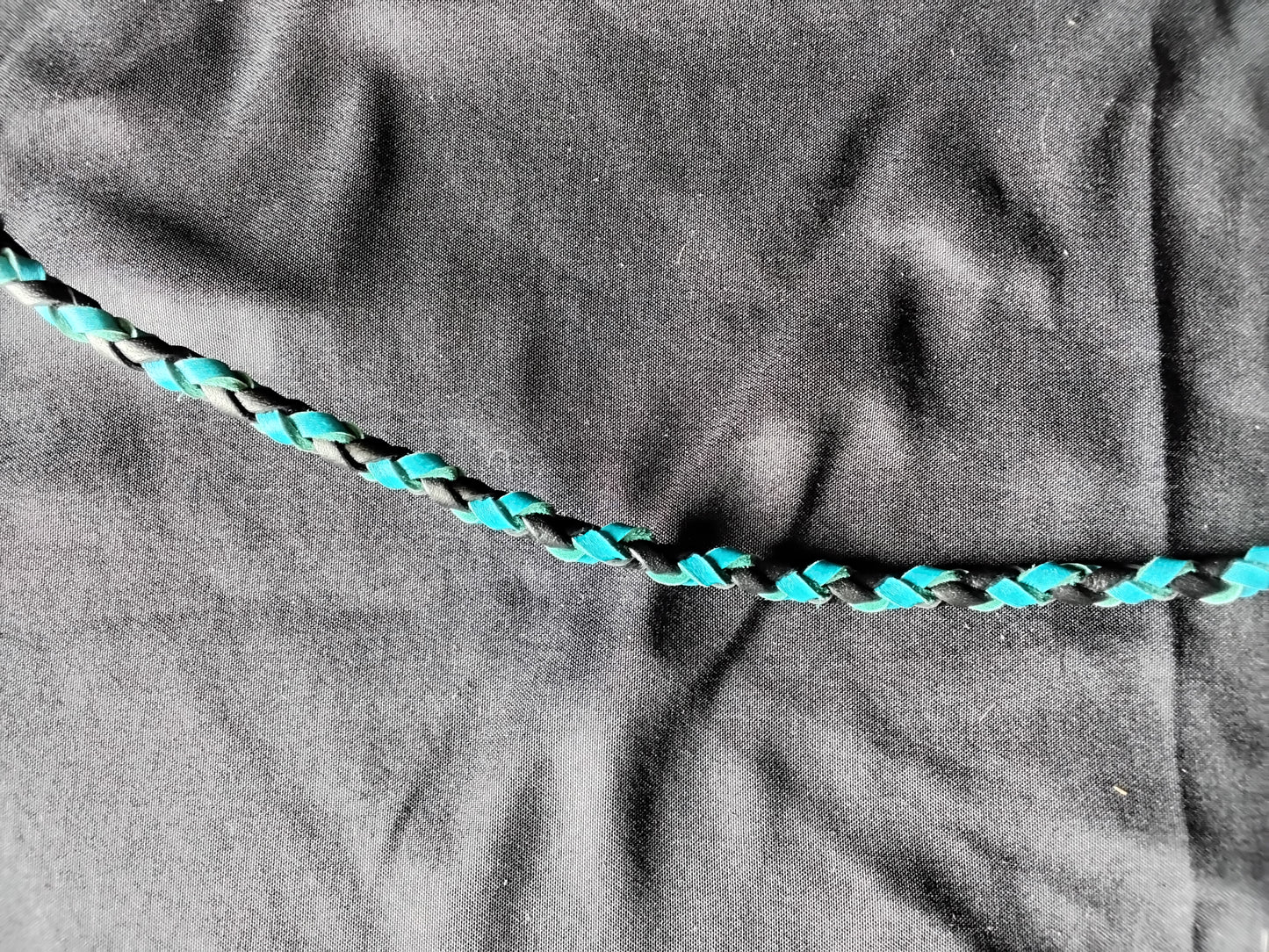 Mini Purse - Black and Turquoise